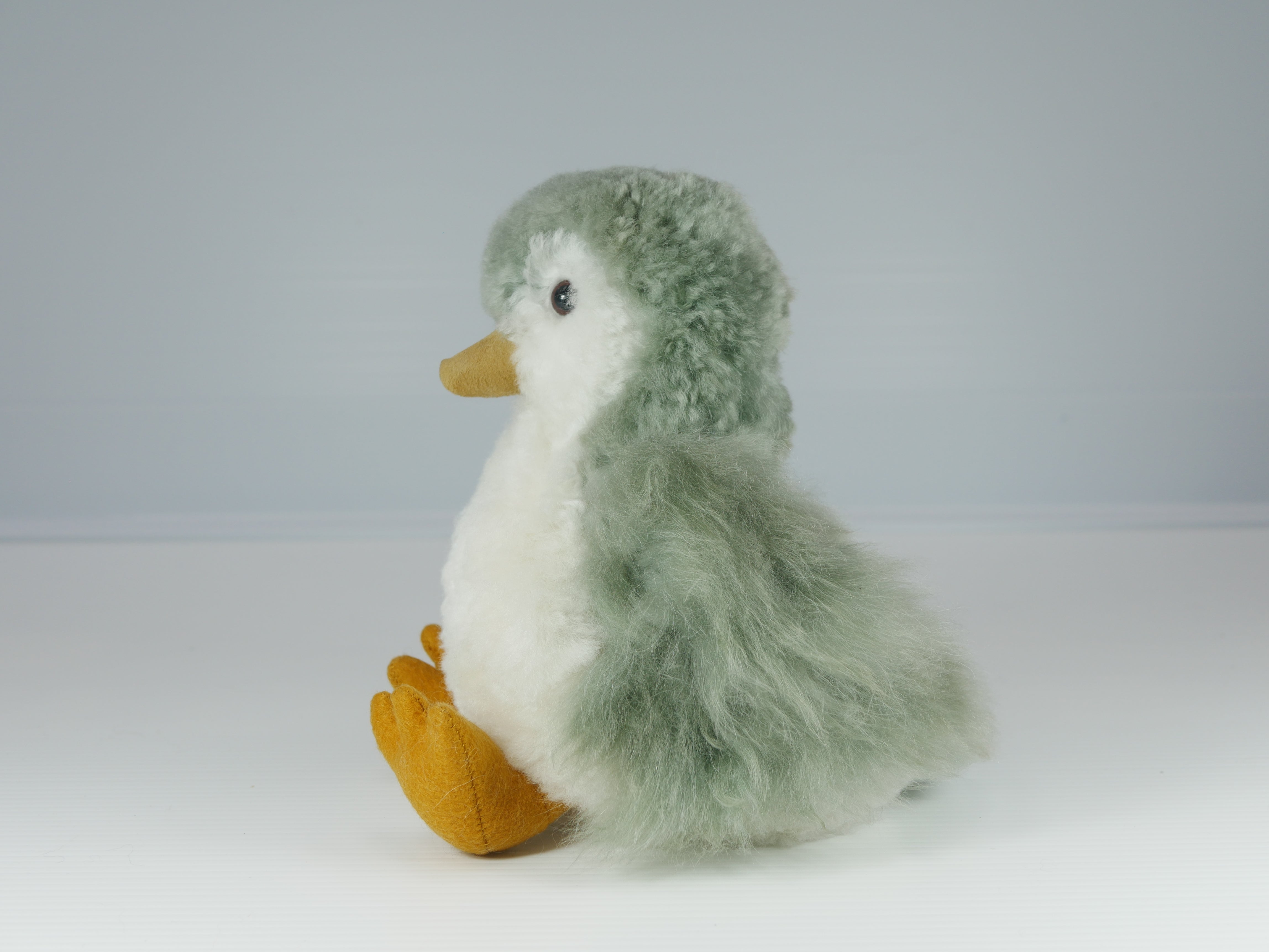Alpaca Fur Soft Toy Penguin