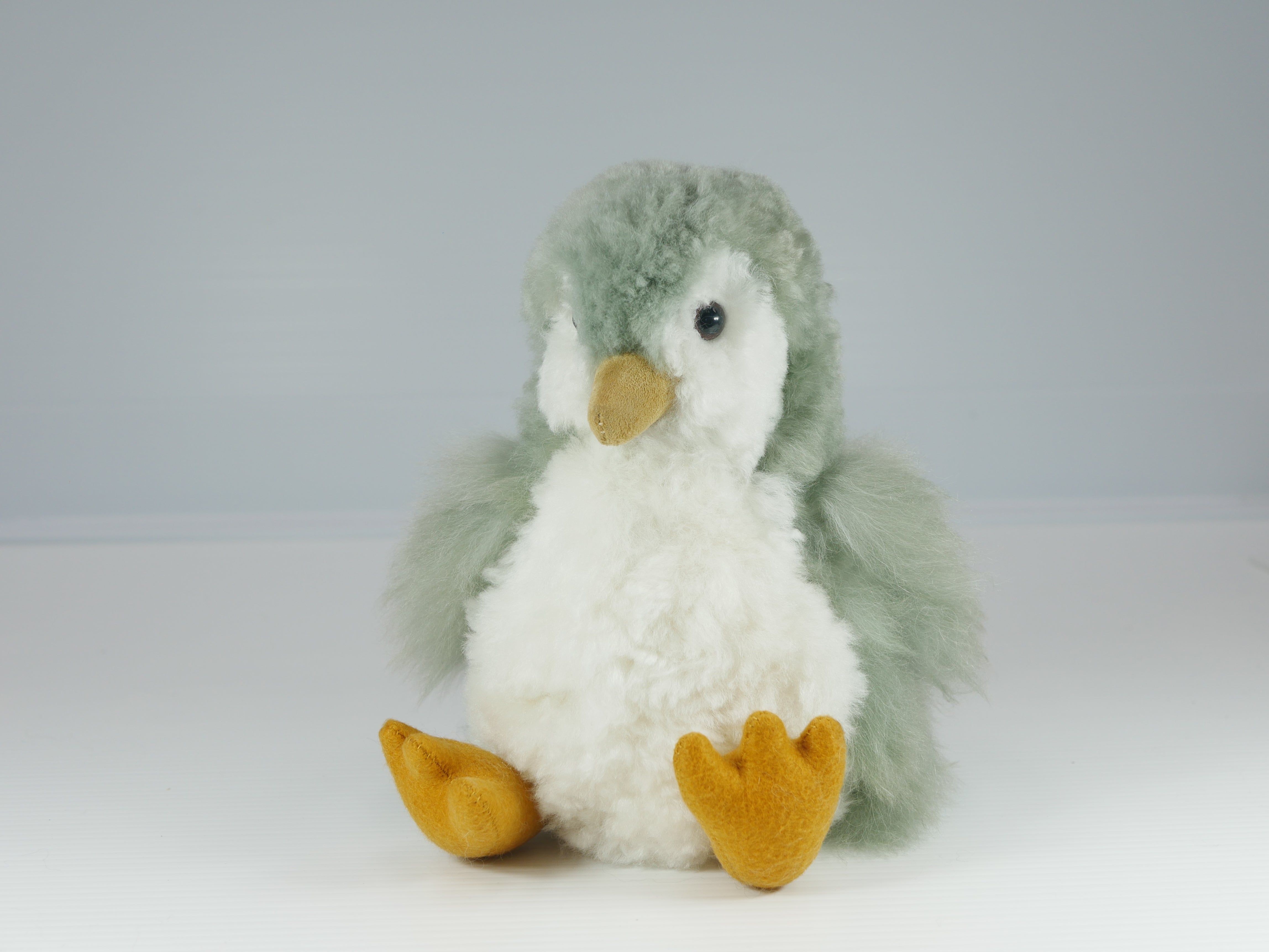 Alpaca Fur Soft Toy Penguin