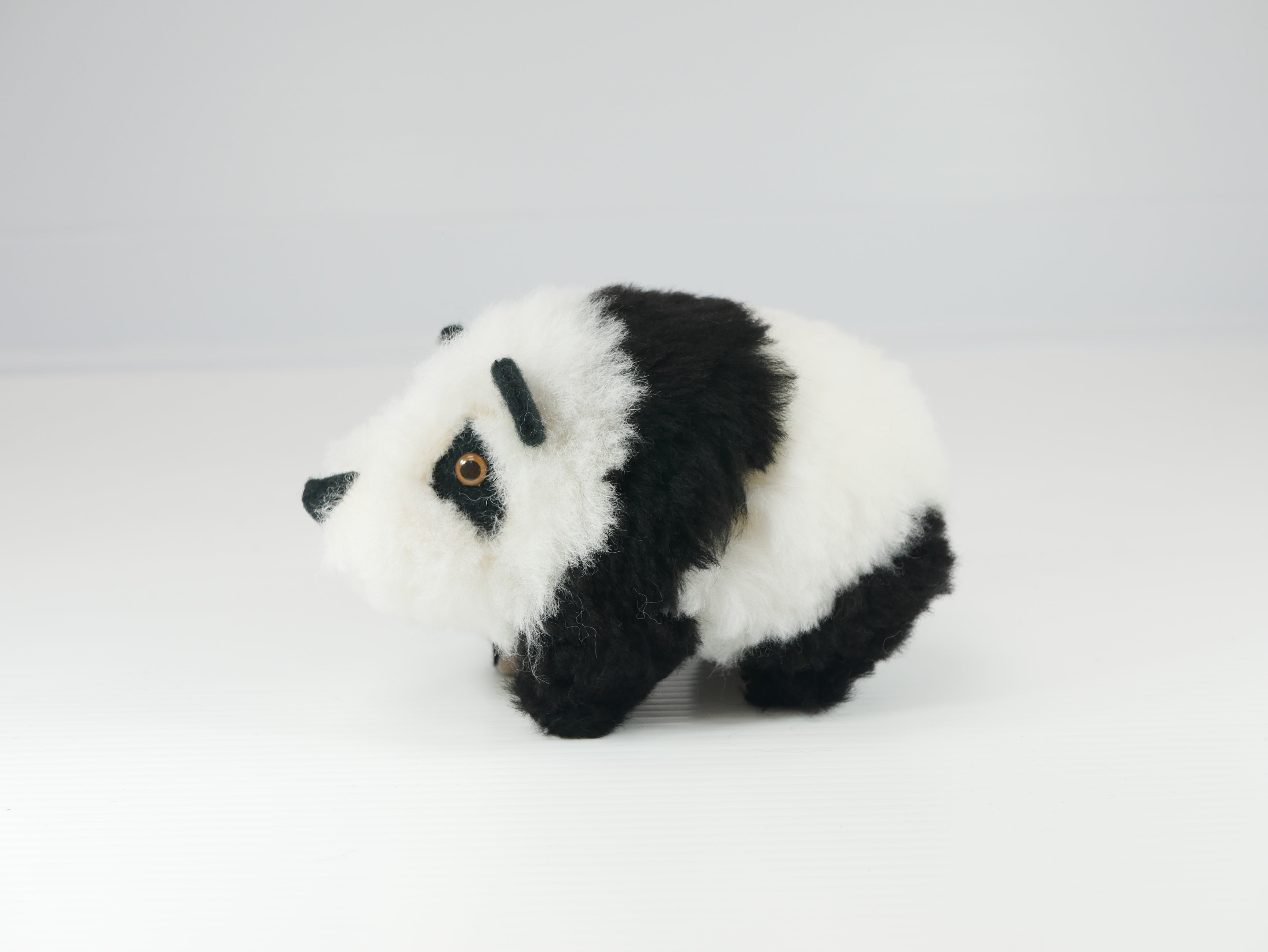 Alpaca Fur Soft Toy Panda Bear