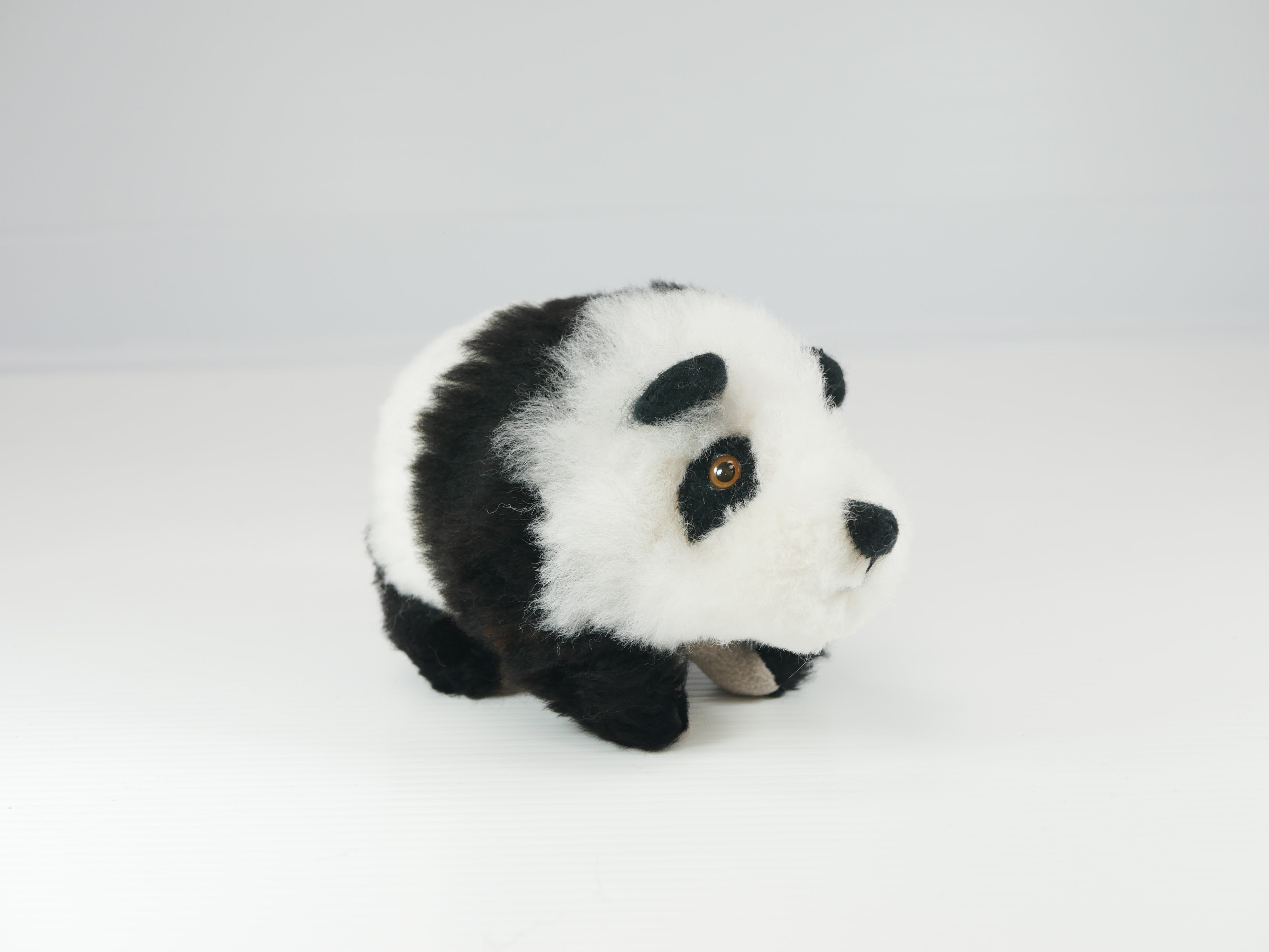 Alpaca Fur Soft Toy Panda Bear