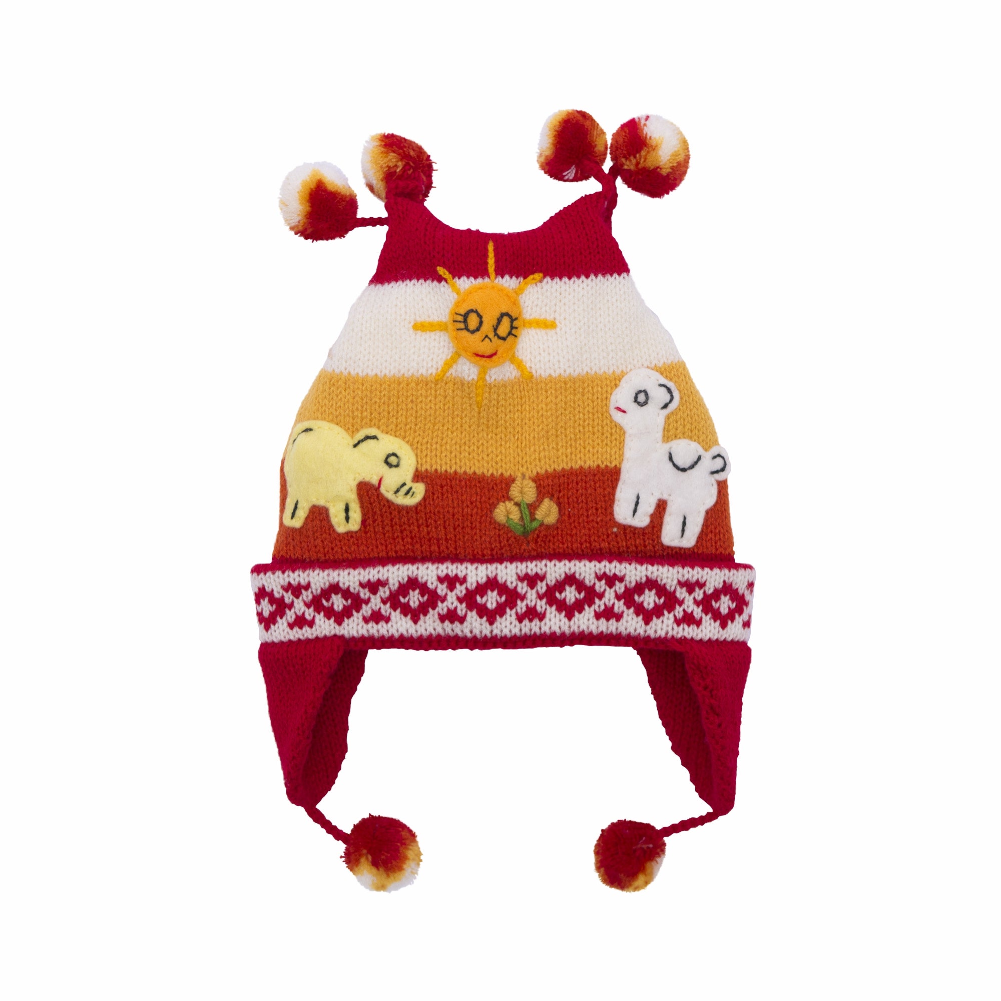 Children's Decorated Hat, 'Walking Llama'