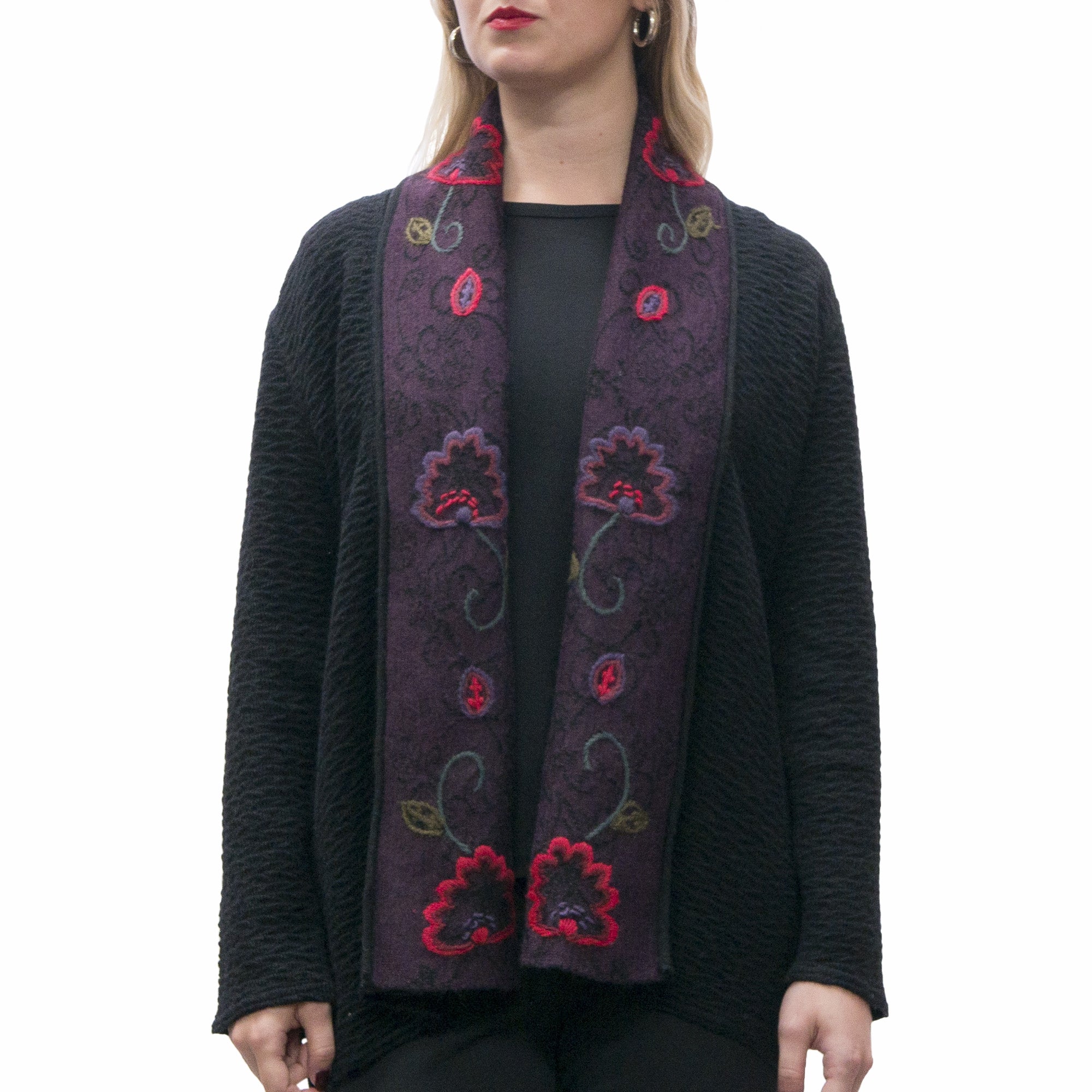 Beautiful Handmade Women's Luxury Jacket, Alpaca Wool 100%