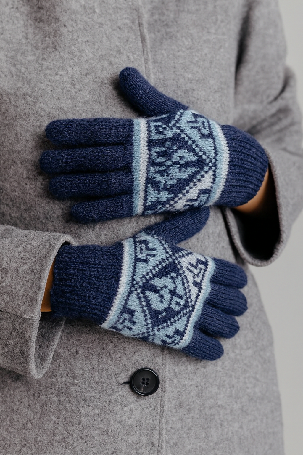 Alpaca Blend Knit Gloves