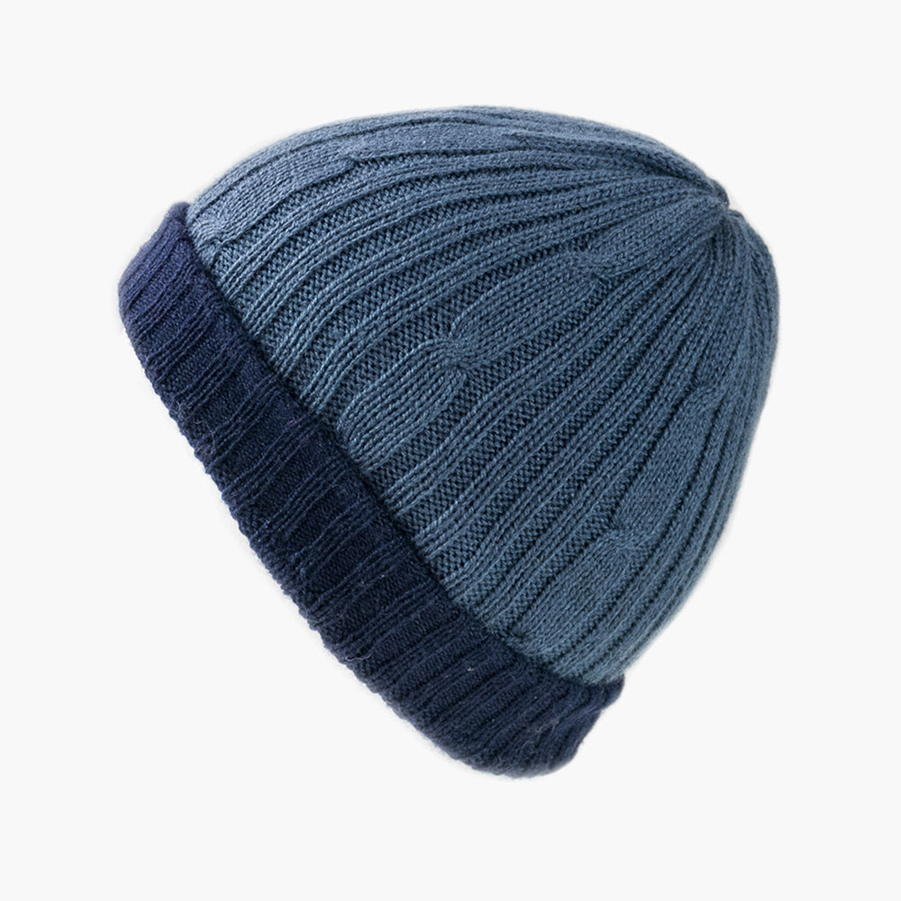 Unisex Alpaca Reversible Hat, 'Inca Winter'