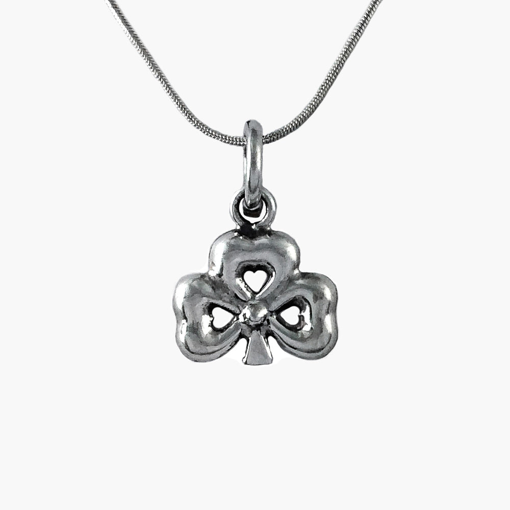 Silver Pendant - Lucky in Love