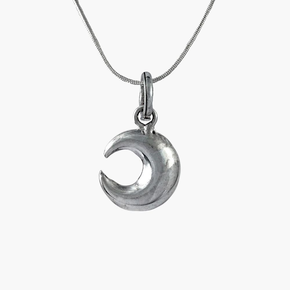 Silver Pendant - Peruvian Luna