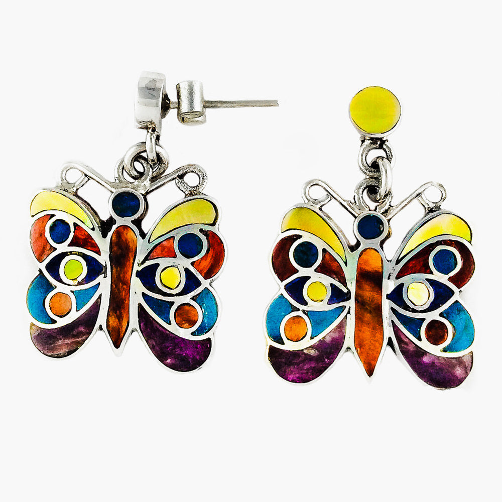 Silver Earrings - Princess Butterfly
